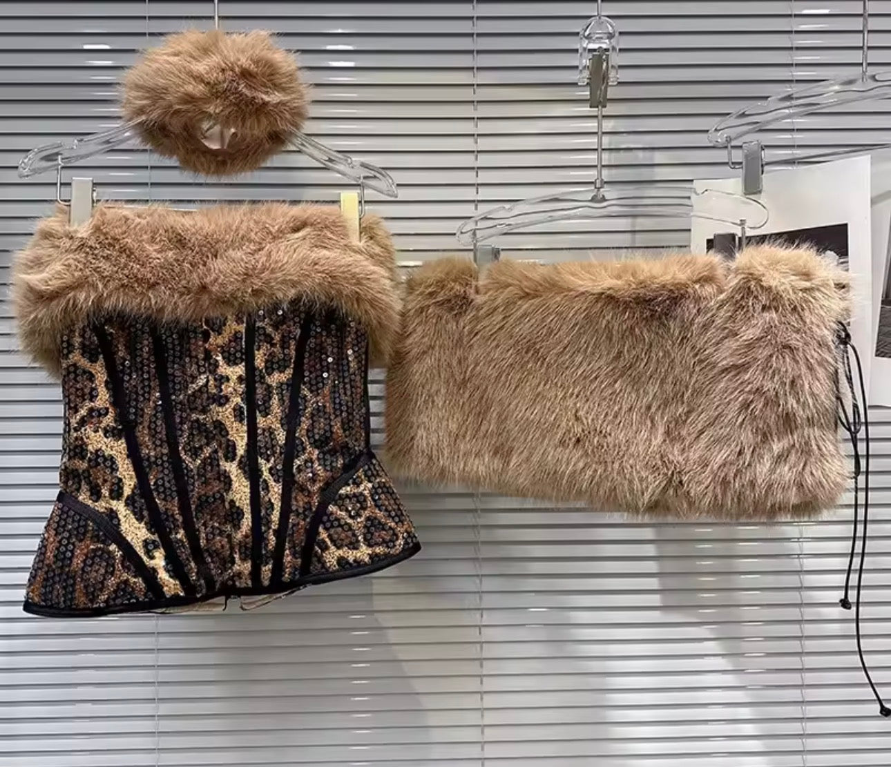 Cheetah print set ￼