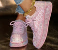 Pink diamond shoes ￼