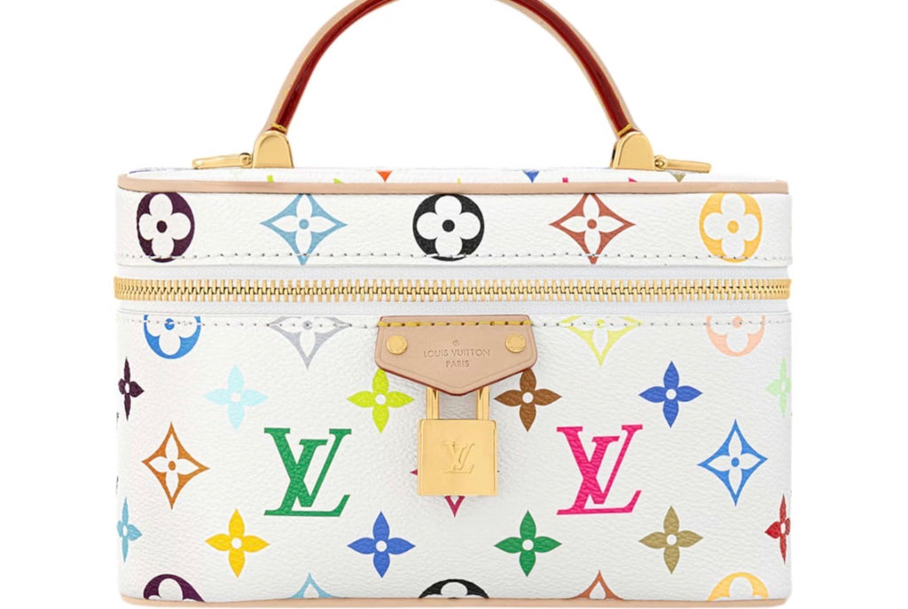 Colorful lv tote purse