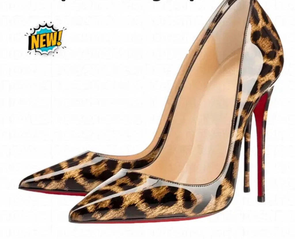 Designer Heals with red bottoms