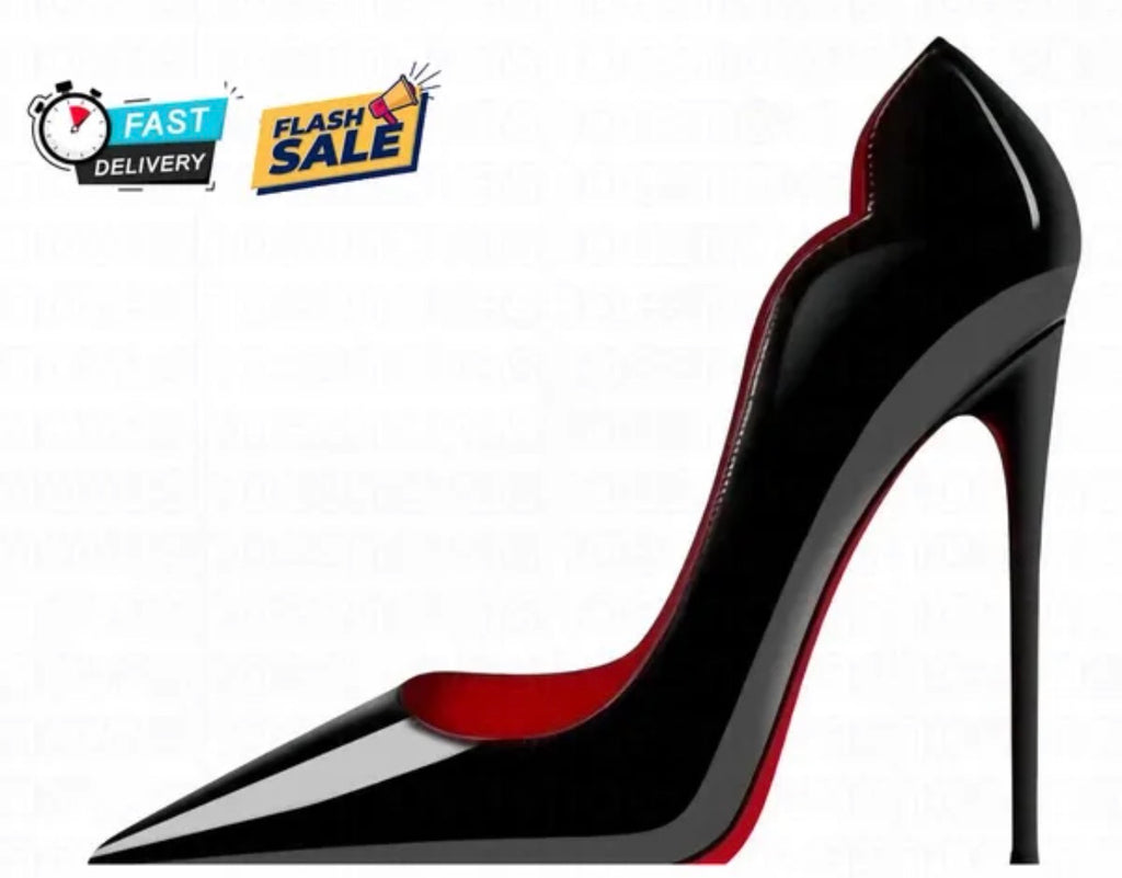 Designer Heals with red bottoms