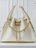 White CC purse