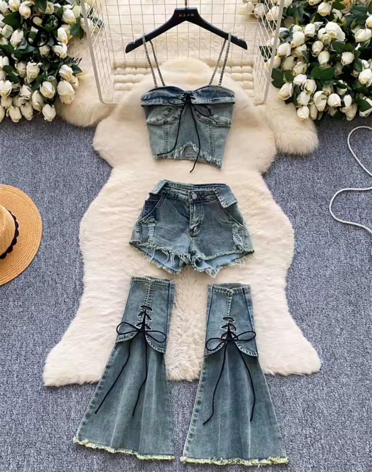 Festival ￼ denim outfit ￼