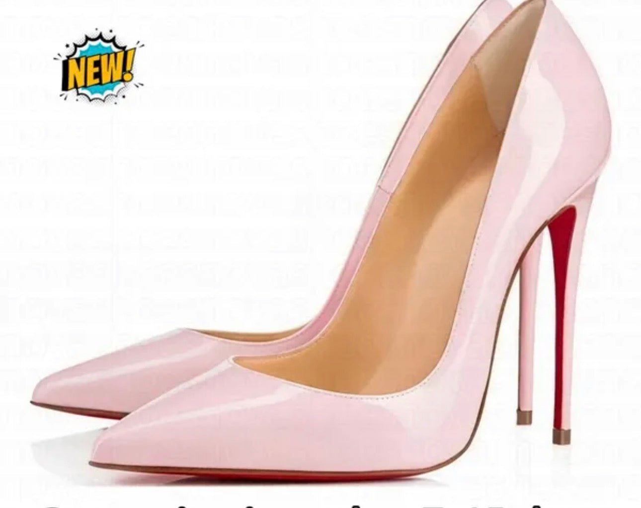 Designer Heals with red bottoms
