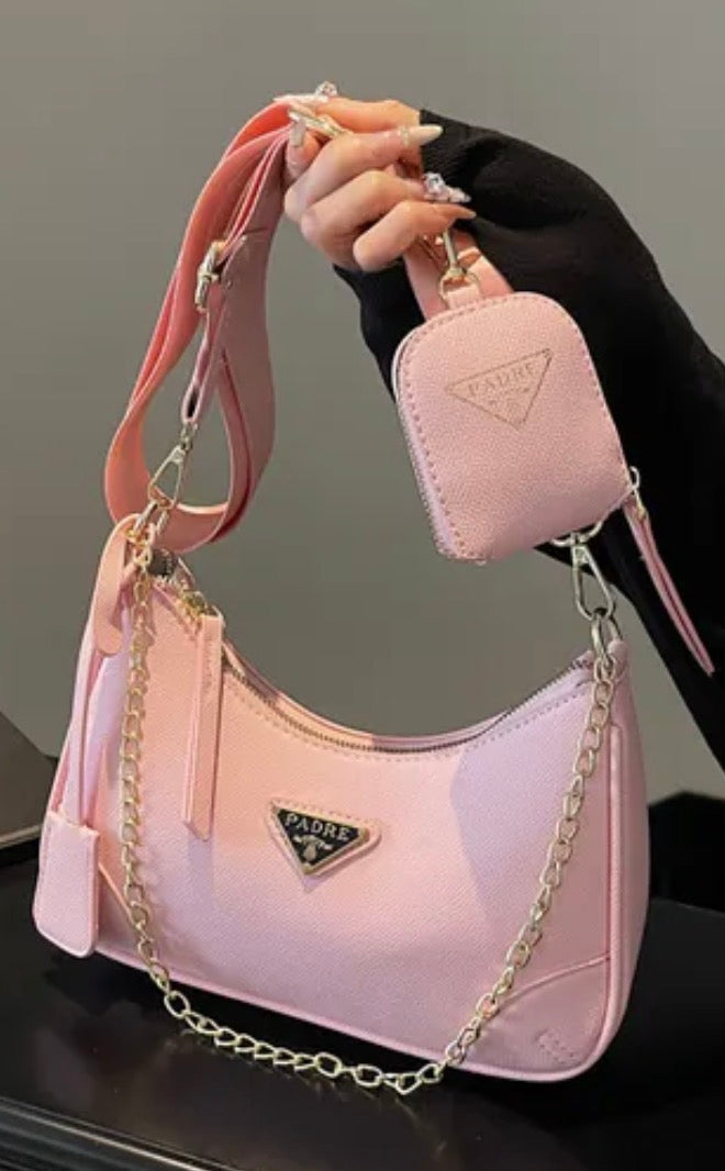 Pink Pranda Purse
