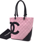 pink and black Designer CC Purse