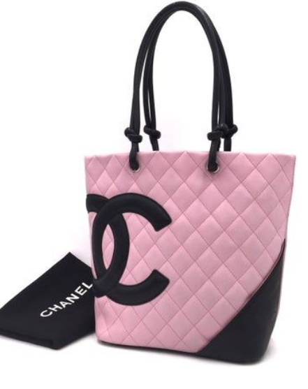 pink and black Designer CC Purse